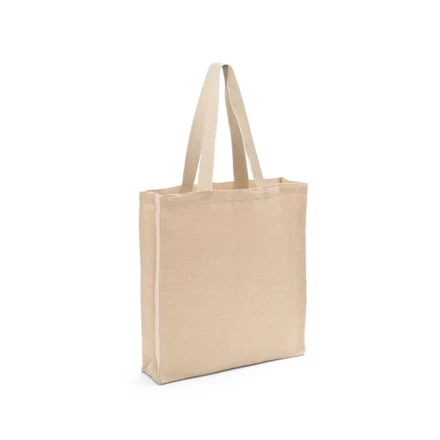 PADOVA. Torba z juco (275 g/m²) z wewnętrzną kieszenią ze 100% bawełny (120 g/m²) (NPS-92937-160)