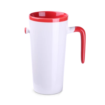 Idea 390ml biały/czerwony (NMX-M494-77714)