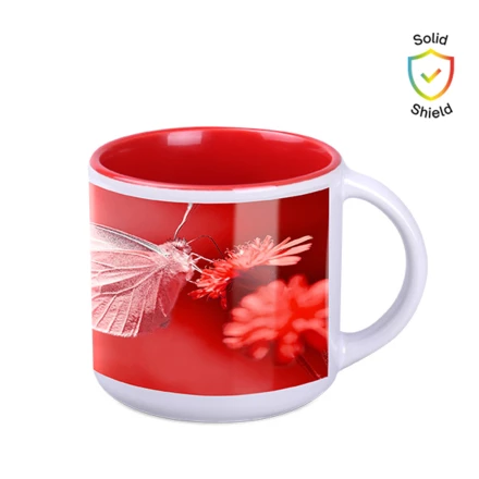 Modern Art Solid 390ml biały/czerwony (NMX-M569-92524)