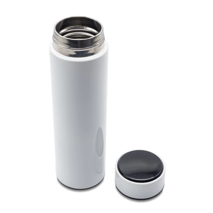 Kubek termiczny z termometrem Falco 420 ml, biały (NPB-R08257.06)