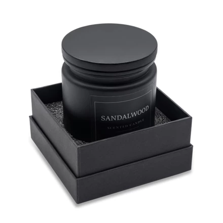 Świeca zapachowa Sandalwood, czarny (NPB-R17383.02)