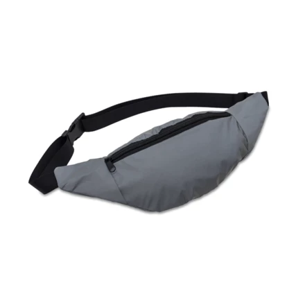 Saszetka na pas Luminis, srebrny (NPB-R08765.01)