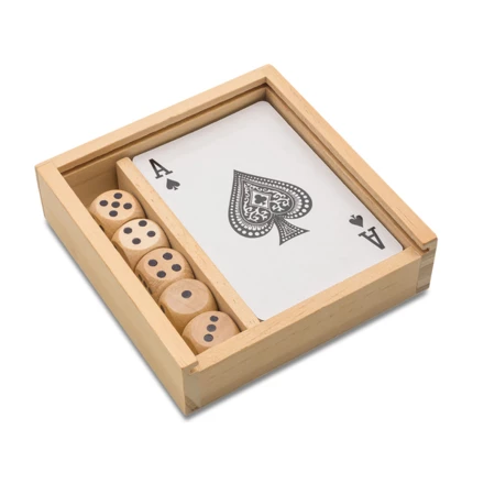 Zestaw gier Makao, beżowy (NPB-R08796.13)