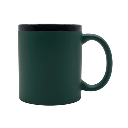 Kubek ceramiczny Velluto 350 ml, ciemny zielony (NPB-R85324.51)
