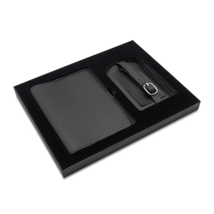 Podróżny zestaw upominkowy Flyer, czarny (NPB-R17023.02)