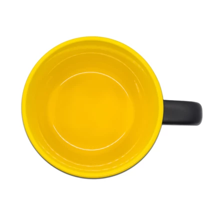 Kubek ceramiczny Esla 345 ml, żółty (NPB-R85327.03)