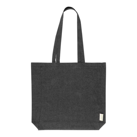 Guspex Hue torba na zakupy z recyklingowanej bawełny - czarny (NAD-AP800692-10)