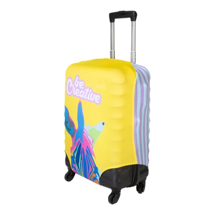 BagSave M personalizowany pokrowiec na walizkę RPET - biały (NAD-AP715009)