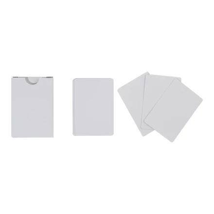 CreaCard Pocket personalizowane karty do gry - biały (NAD-AP715034)