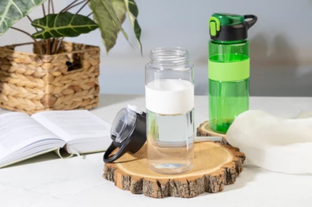 Fitgrip butelka sportowa RPET - biały (NAD-AP800612-01)