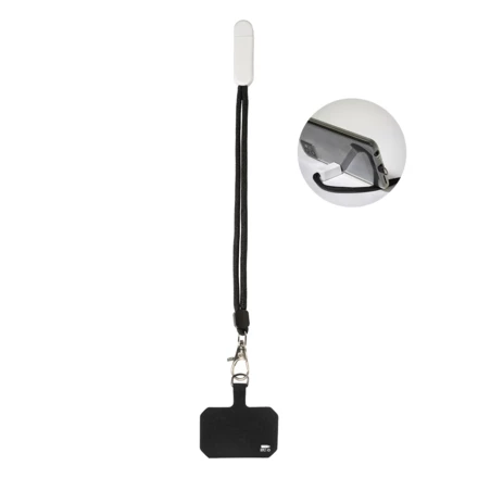 CuffStand Opaska na nadgarstek z uchwytem na telefon komórkowy RPET - biały (NAD-AP800804-01)