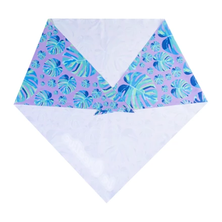 TriScarf personalizowany szalik na głowę RPET - biały (NAD-AP716931)