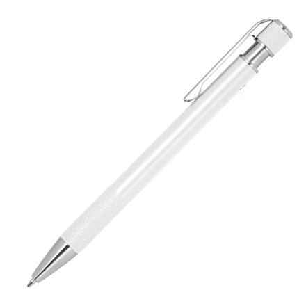 Długopis metalowy aluminium z recyklingu JULIO - biały - (NMC-15474-06)