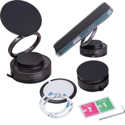 Magnetyczny stojak na telefon SVEN - ciemnoszary - (NMC-95487-77)