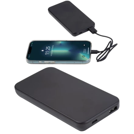 Power bank z ABS z recyklingu 10 000 mAh PRESTON - czarny - (NMC-35494-03)