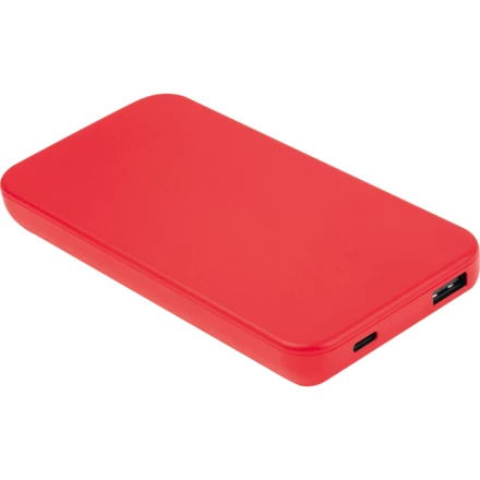 Power bank z ABS z recyklingu 10 000 mAh PRESTON - czerwony - (NMC-35494-05)