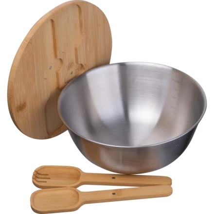 Miska na sałatę 2 l ROZALIA - szary - (NMC-85613-07)