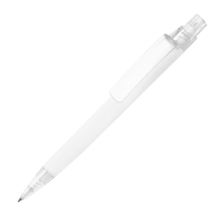 Długopis plastikowy soft-touch ORLANDO - biały - (NMC-15615-06)
