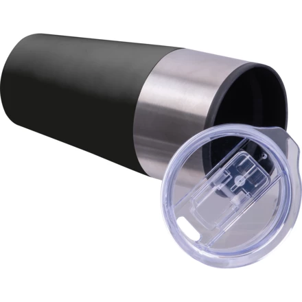 Kubek termiczny 600 ml JORDAN - czarny - (NMC-85369-03)