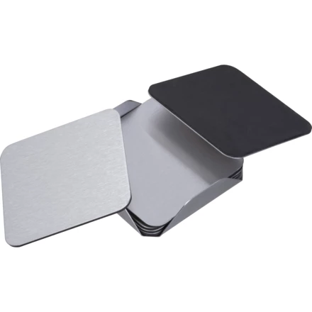 Zestaw 6 podkładek pod kubki MATILDE - szary - (NMC-85426-07)