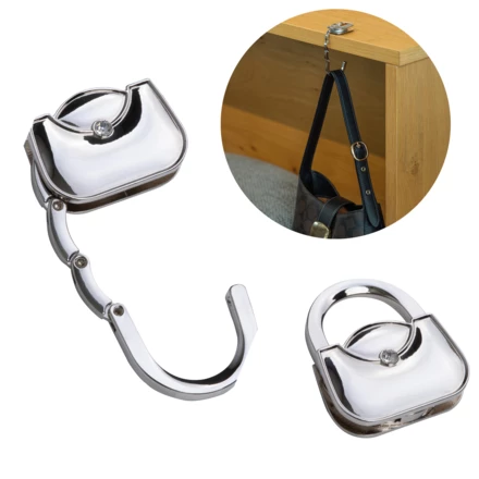 Uchwyt na torebkę DOROTHEA - szary - (NMC-75373-07)