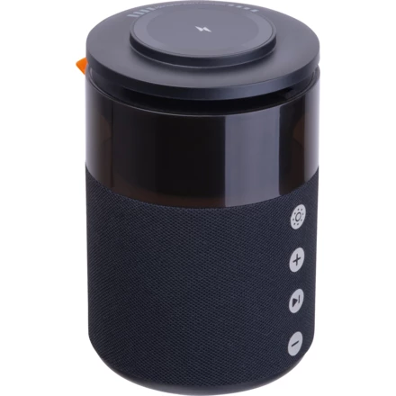 Głośnik z ładowarką bezprzewodową Ferraghini RILEY - czarny - (NMC-F2550-3)