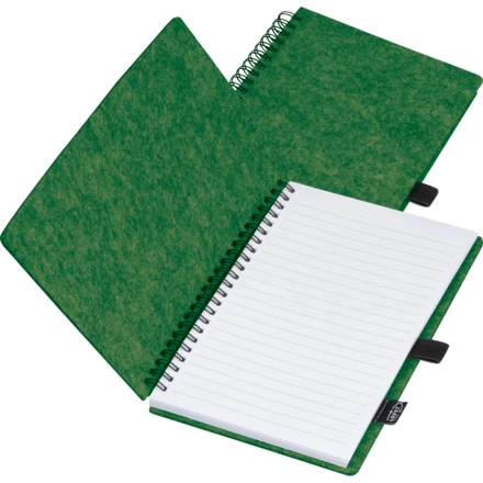 Notatnik A5 w linie BRENDA - ciemnozielony - (NMC-23744-99)