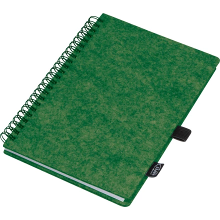 Notatnik A5 w linie BRENDA - ciemnozielony - (NMC-23744-99)