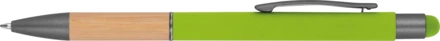 Długopis metalowy touch pen soft touch BRYGIDA - jasnozielony - (NMC-13581-29)
