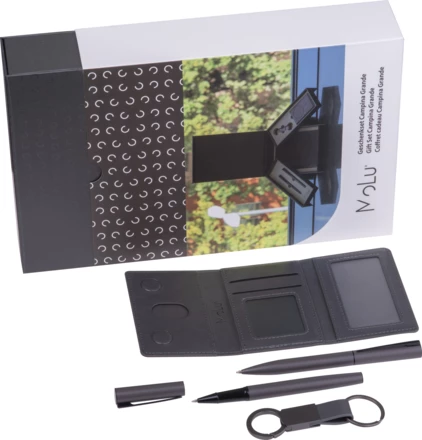 Zestaw prezentowy CAMPINA GRANDE MoLu - ciemnoszary - (NEG-5330-77)