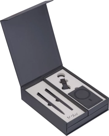 Zestaw prezentowy CAMPINA GRANDE MoLu - ciemnoszary - (NEG-5330-77)