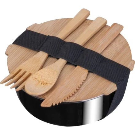 Lunch box GRAZ 700 ml - czarny - (NEG-5433-03)