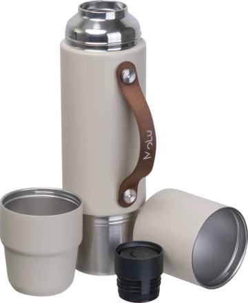 Termos LE BOURGET MoLu 1000 ml - beżowy - (NEG-5352-13)