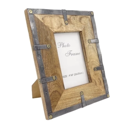 Drewniana ramka  ramka na zdjęcia - 20915A, format zdjęcia 10x15cm (NMT-222034)