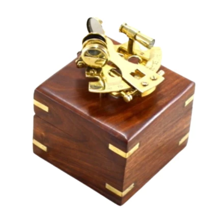 Mały Sekstans Mosiężny w pudełku – NC1506 (NMT-226896)