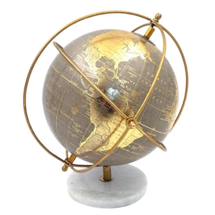 Globus dekoracyjny na kamiennej podstawie GLB-127 (NMT-228654)