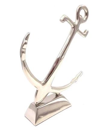 Duża Kotwica Metalowa 35cm - Dekoracja w stylu marynistycznym - N-2299 (NMT-321223)