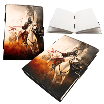 Notes Skórzany Pamiętnik Husaria Patriotyczny - 200 stron - AH14 (NMT-322718)