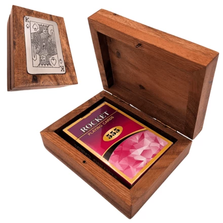 Talia Kart w Ozdobnym Drewnianym Pudełku - DNU-3025 (NMT-323586)