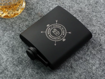 Hip flask 190203601 - black (NJG-190203601)