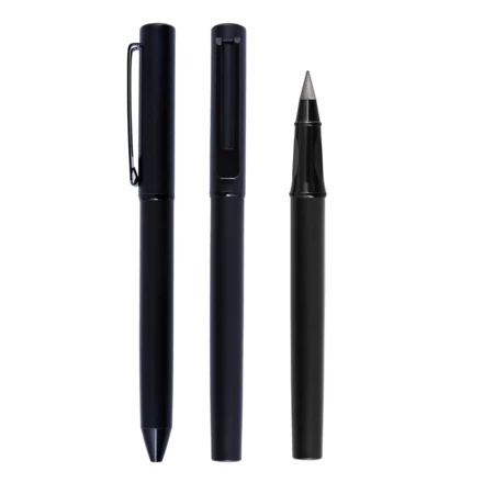 Zestaw z długopisem i ołówkiem wiecznym 229910801 - czarny (NJG-229910801)