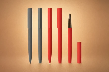 Zestaw piśmienniczy 230010811 - czerwony (NJG-230010811)