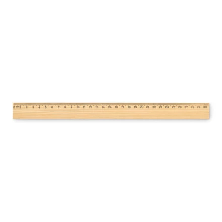 Drewniana linijka 30 cm - RULER30 (NMO-MO2918-40)