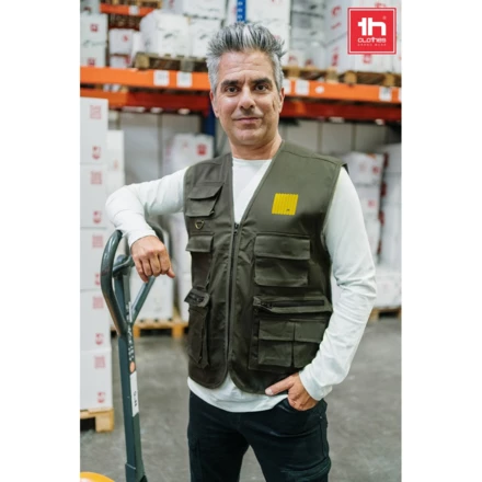 THC PIXEL. Kamizelka (200 g/m²) z poliestru i bawełny (NPS-30270-149-S)