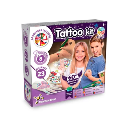 Tattoo Factory Kit I. Gra edukacyjna dla dzieci (NPS-35834-100)