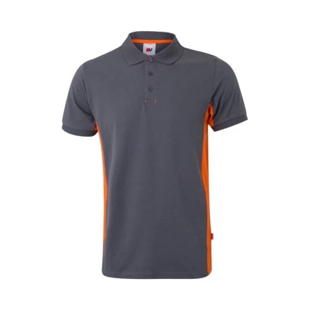 VL SUPAY. Dwukolorowa koszulka polo piqué (180 g/m²), krótki rękaw, bawełna (60%) i poliester (40%) (NPS-36039-217-2XL)