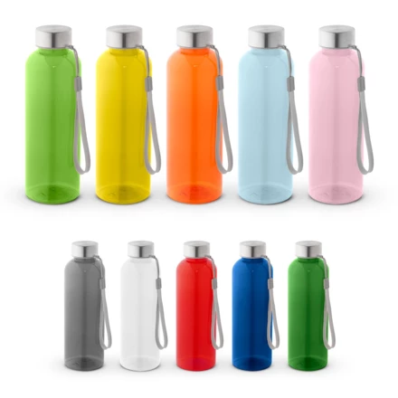 ENDERS M. Butelka PET z recyklingu (100% rPET) z błyszczącym, półprzezroczystym wykończeniem 600 ml (NPS-54326-110)