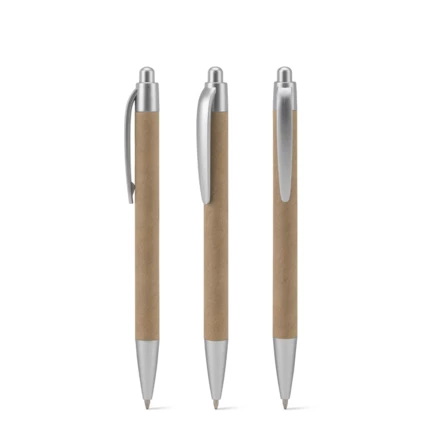 KYRA. Długopis wykonany w 100% z papieru z recyklingu i detalami z recyklingowanego ABS (100% rABS) (NPS-91978-123)