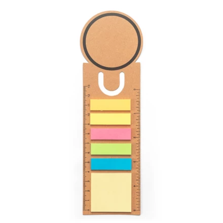 SAWYER. Zestaw biurowy 3 w 1, wykonany w 100% z papieru pochodzącego z recyklingu, z okrągłą górną częścią i czarnym nadrukiem na całym obwodzie (NPS-93662-160)