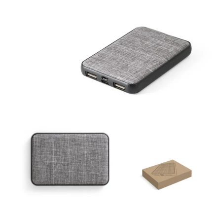 RENEWAL BATTERY. Power bank 5.000 mAh wykonany w PET pochodzącego z recyklingu (100% rPET) (NPS-97094-113)